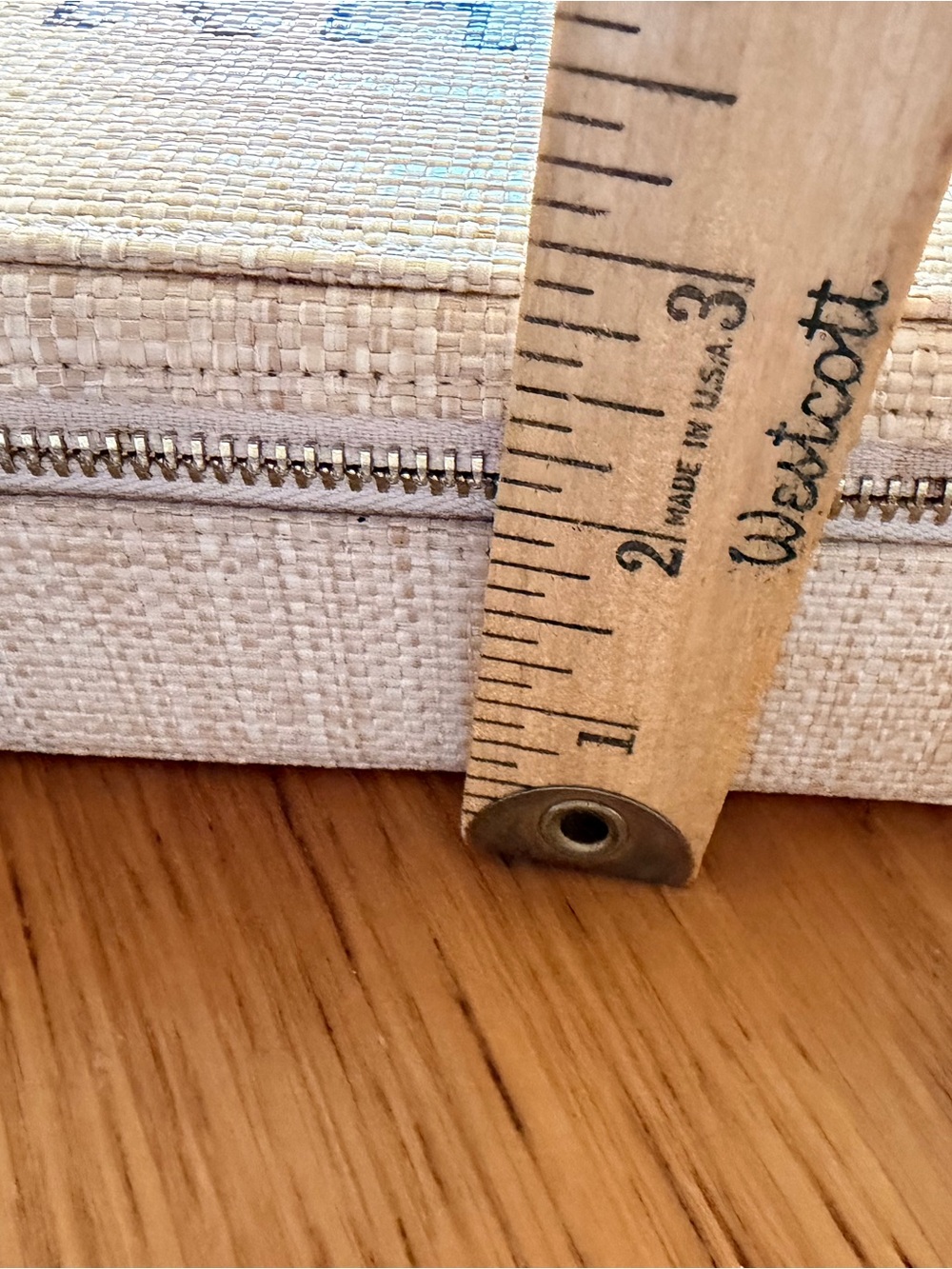 Personalized Natural Straw jewelry Organizer - Picture 6 of 7